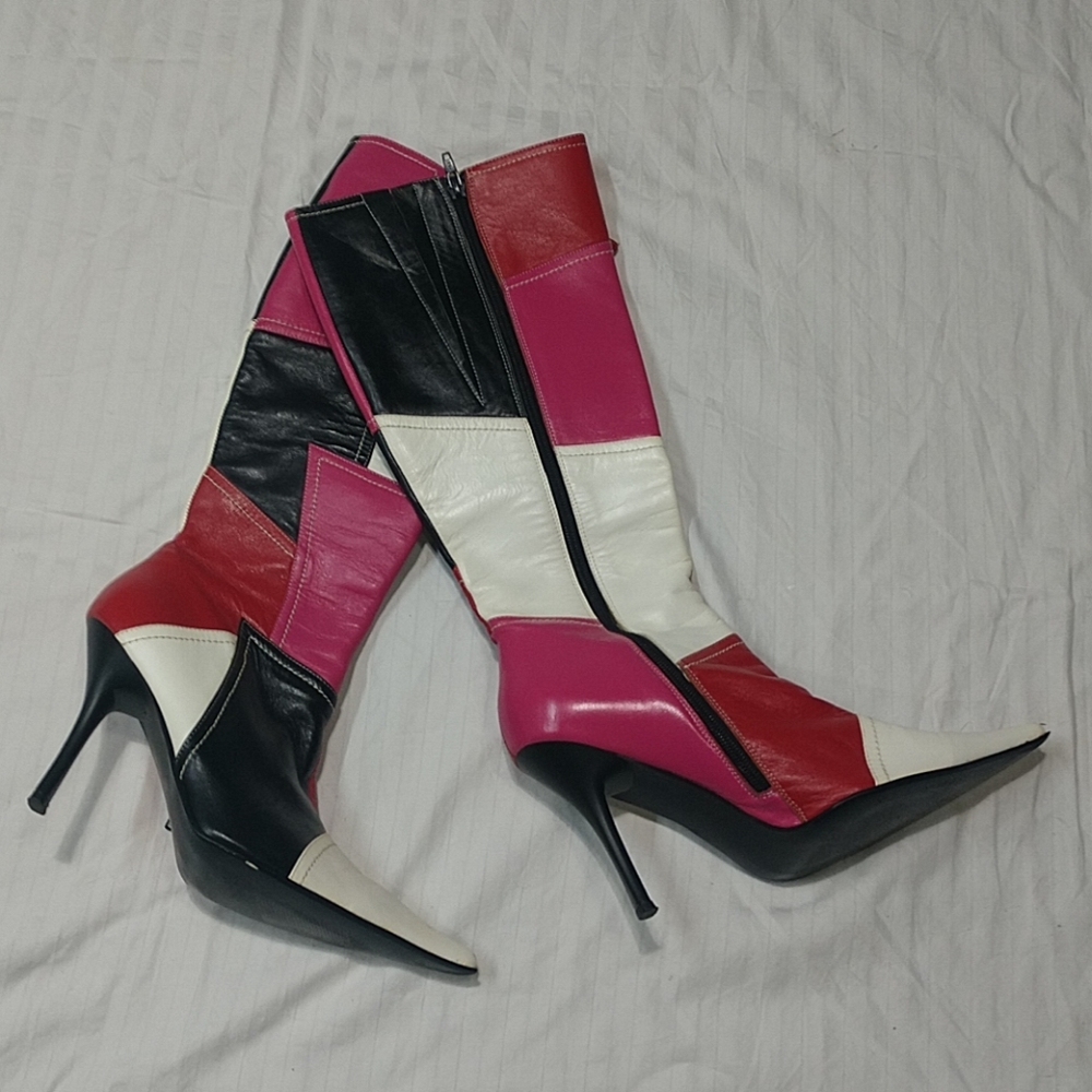 N.Y.L.A multicolored fashion boot